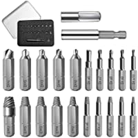 Yideng Juego de extractor de tornillos dañados y extractores de tornillos rotos con soporte de extensión magnético y…
